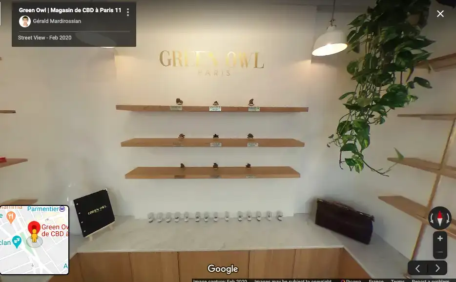 Visite virtuelle Green Owl CBD Paris