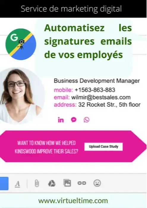 Automatisation signature emails