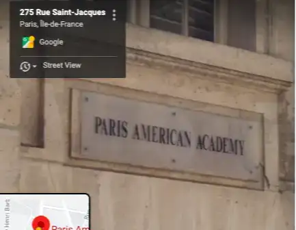 Photosphère Paris American Academy